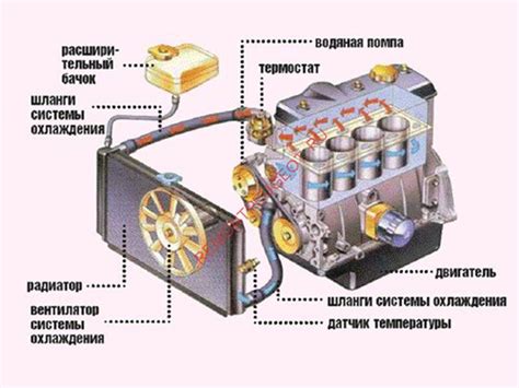 Основные элементы системы охлаждения автомобиля Ларгус