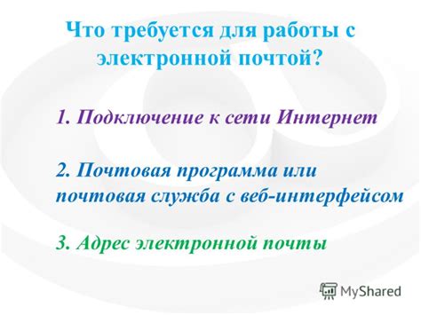 Основы работы с электронной почтой: введение в понятие