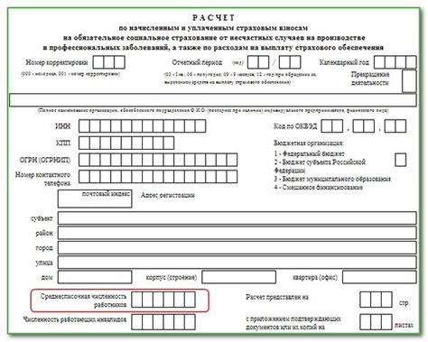 Особенности заполнения