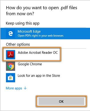 Открытие программы Acrobat Reader DC