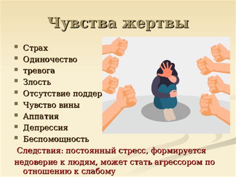 Отсутствие чувства защиты и поддержки