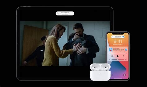 Переключение между устройствами при использовании AirPods