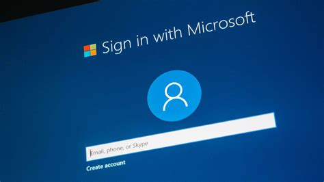 Переход на сайт Microsoft Account