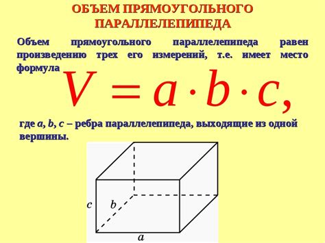 Площадь прямоугольного параллелепипеда: базовые принципы расчета