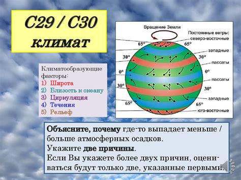 Погодные условия и климатические факторы