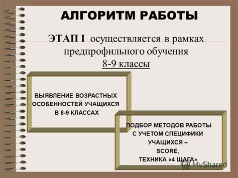 Подбор методов обучения с учетом типа восприятия