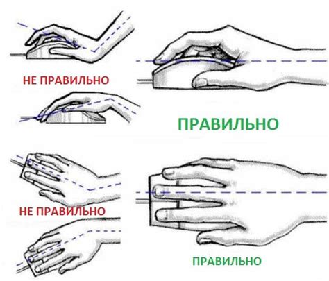 Поддержание удобной позы руки при работе