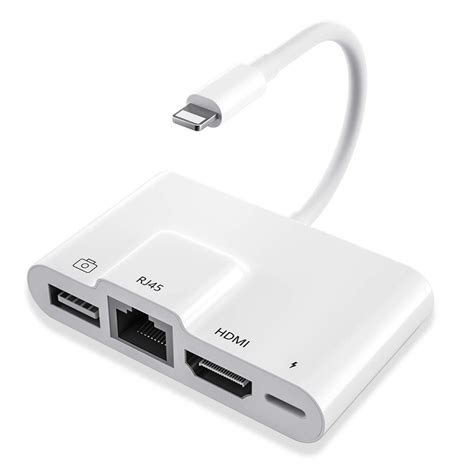 Подключение адаптера Lightning к HDMI