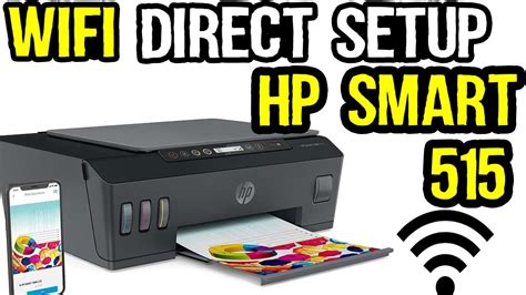 Подключение принтера к Wi-Fi: HP Smart Tank 515