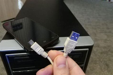 Подключение смартфона к компьютеру через USB кабель