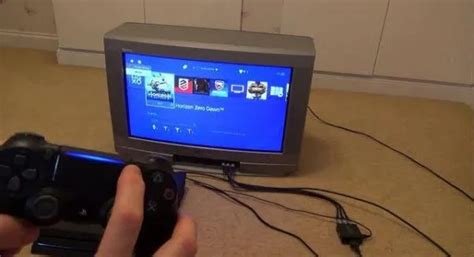 Подключение PS4 к старому телевизору: инструкция