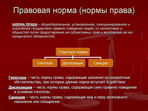 Понятие закона и правовые нормы