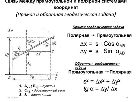 Понятие прямой геодезической задачи