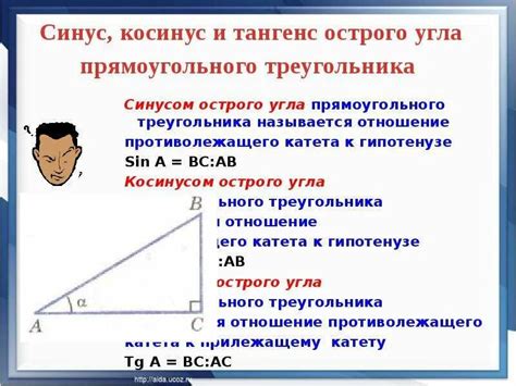 Понятие тангенса и его значения