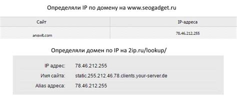 Популярные сервисы для определения адреса по IP