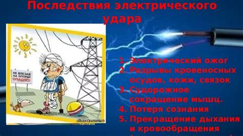 Последствия электрического удара и его потенциальная летальность