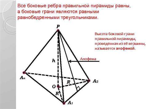 Построение основы пирамиды