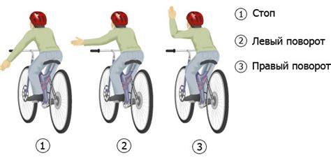 Правила движения для велосипедистов при повороте направо