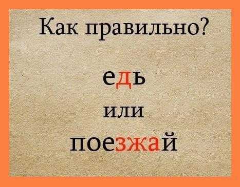 Правила употребления слова "приедь"