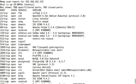 Применение Nmap для анализа открытых портов