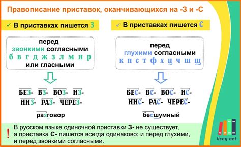 Примеры в правописании