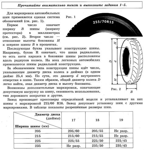 Примеры задач с шинами