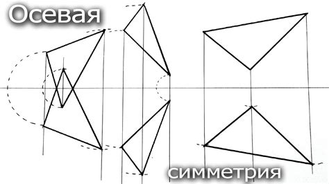 Примеры симметрично раскрашенных фигур: гармония в отражениях