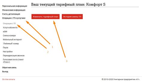 Проверка наличия зоны покрытия и выбор оптимального тарифного плана