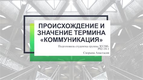 Происхождение и значение термина "интервью"