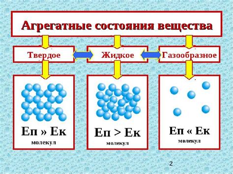 Раздел: Агрегатные состояния вещества: разнообразие и классификация