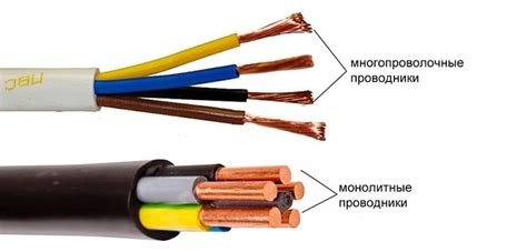 Различия в свойствах и применении многожильного и одножильного провода