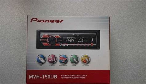 Размеры и дизайн магнитолы Pioneer MVH-150UB