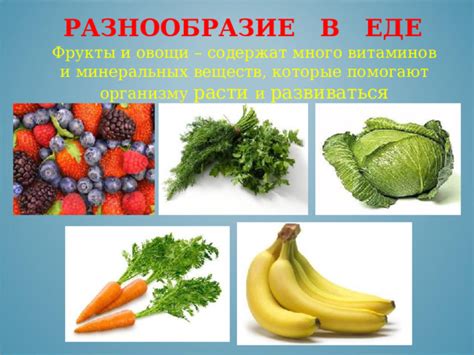 Разнообразие в еде