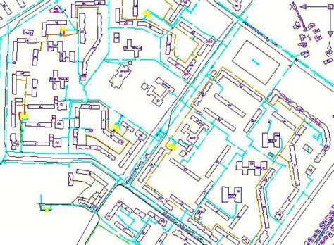 Расположение и трассировка наружных сетей канализации