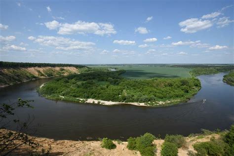 Рельеф района реки Дон