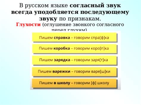 Роль и значение звонкого в русском