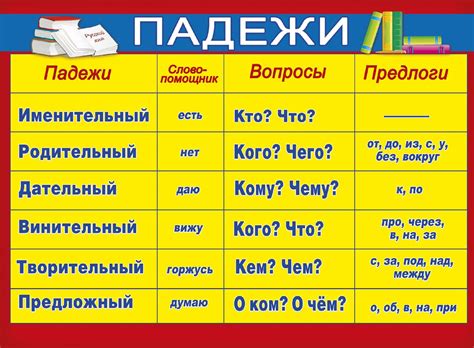 Роль и функции падежей в русской грамматике