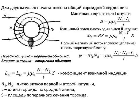 Роль количества витков катушки в индукции электрического тока