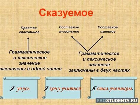 Роль составного глагольного сказуемого в предложении