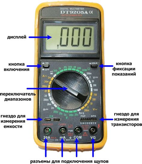 Сборка и подключение мультиметра