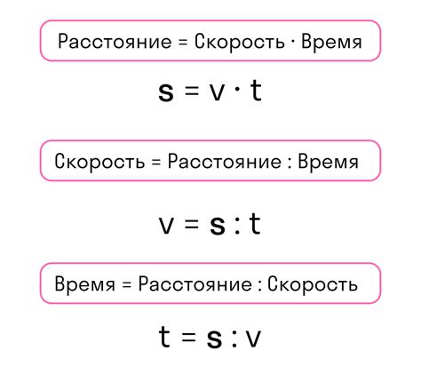 Связь пути и времени при движении: одинаковое расстояние за разное время