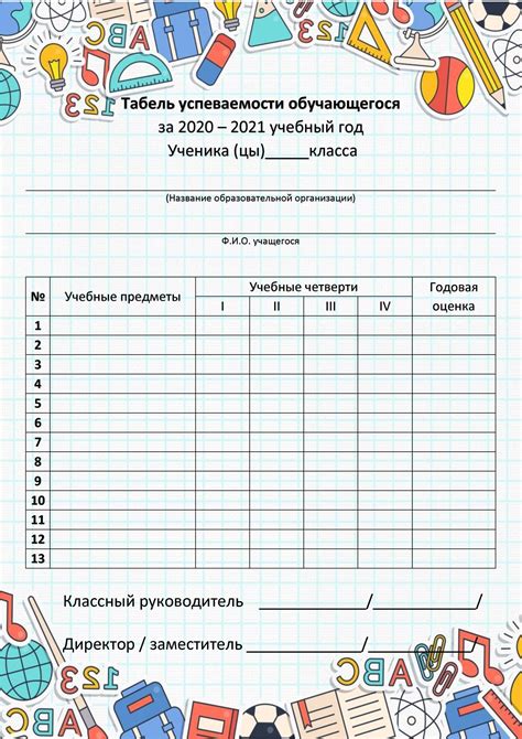 Система оценок и успеваемость