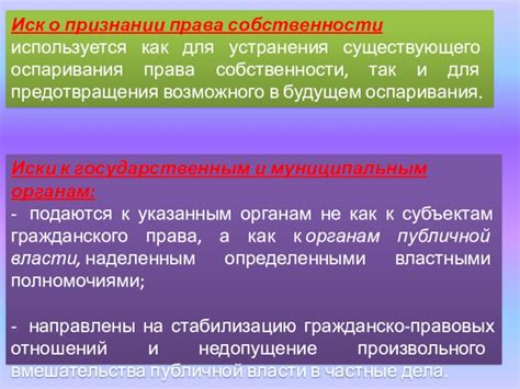 Случаи оспаривания права собственности