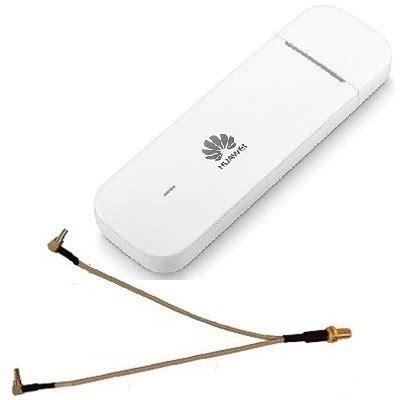 Соедините пигтейл с модемом Huawei