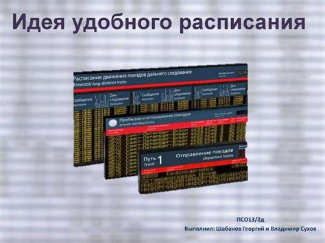 Создание удобного расписания кормления