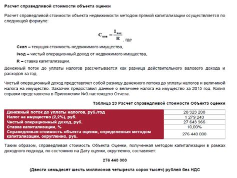 Состав отчета об оценке недвижимости