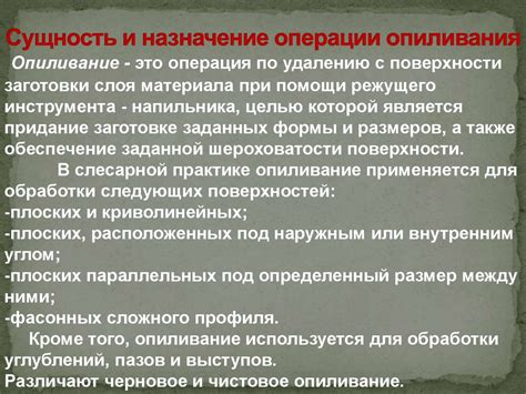 Сущность и назначение