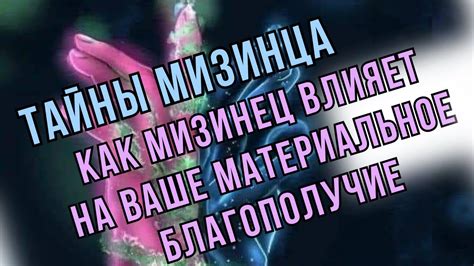 Тайны мизинца