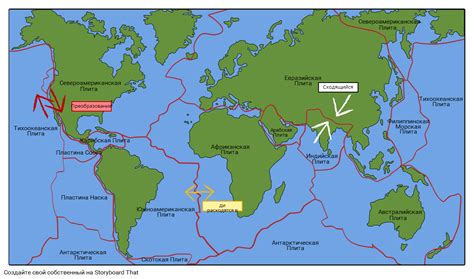 Тектонические плиты и границы плит