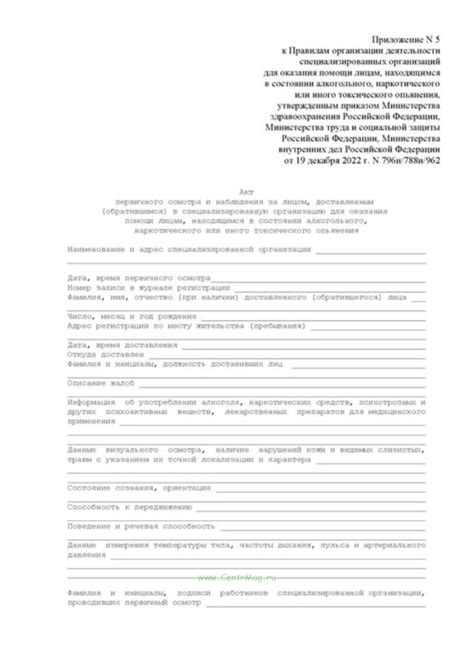 Требуемая документация для передачи оправы и стекол в специализированную организацию